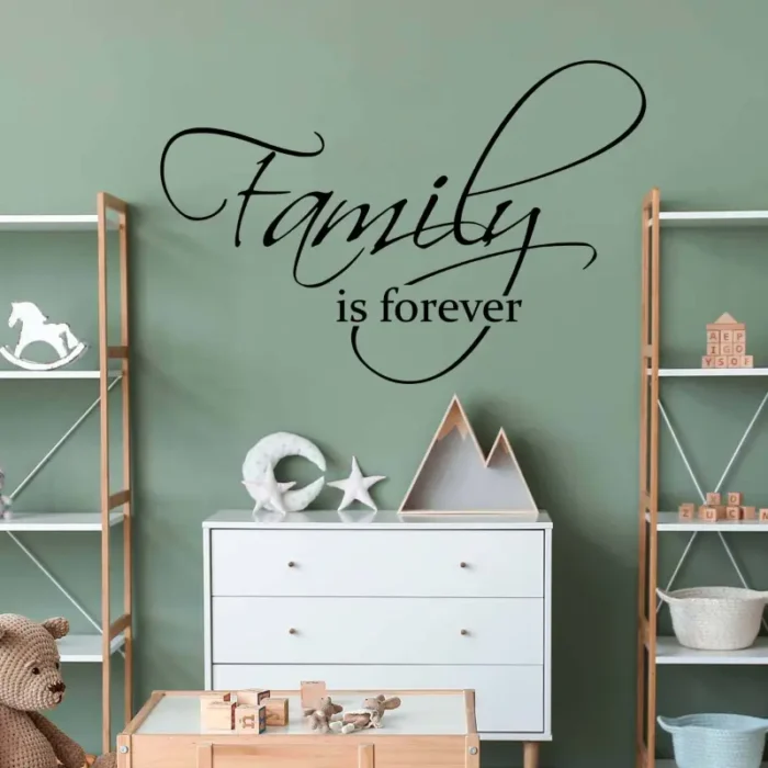 Family-is-forever-väggdekor