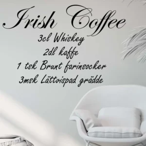 Recept-irish-coffee-väggdekor