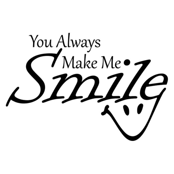 You-always-make-me-smile-väggdekor-smile-svart