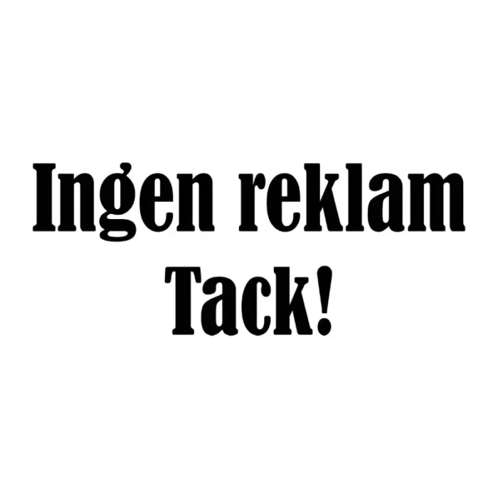 Ingen-reklam-tack-brevlådedekal