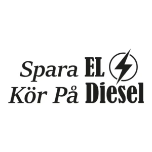 Spara-el-kör-på-diesel-dekal