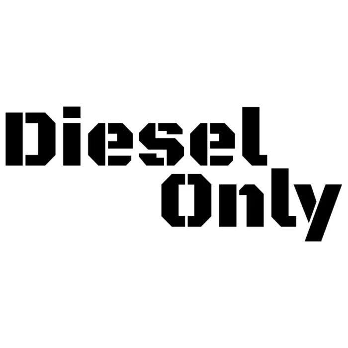 Diesel-only-dekal